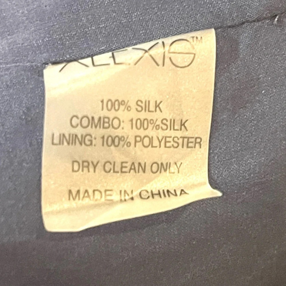 ALEXIS Luisana Side-Stripe Silk Jumpsuit Large - Picture 6 of 12